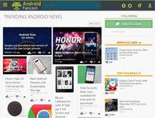 Tablet Screenshot of androidfancast.com